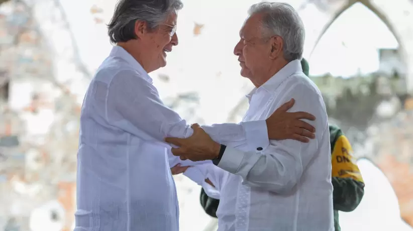 Guillermo Lasso y Andrés Manuel López Obrador
