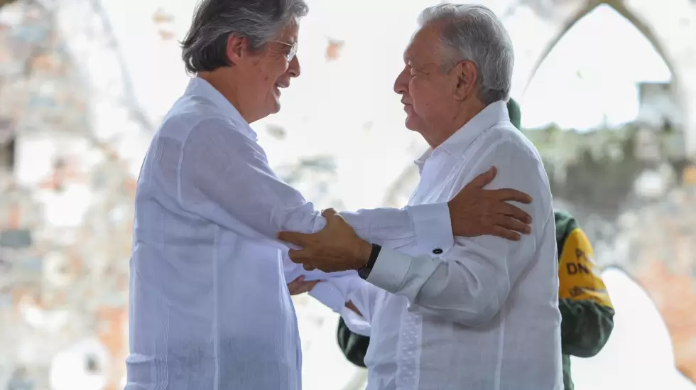 Guillermo Lasso y Andrs Manuel Lpez Obrador