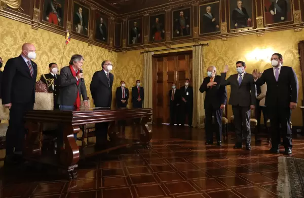 Presidente Lasso posesion a nuevas autoridades de Estado