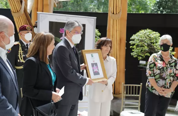 Una orquídea lleva el nombre del Presidente ecuatoriano