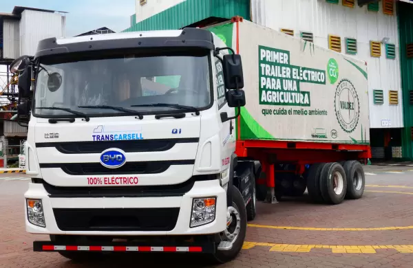 Tráilers eléctricos ayudarán a la producción de la industria azucarera