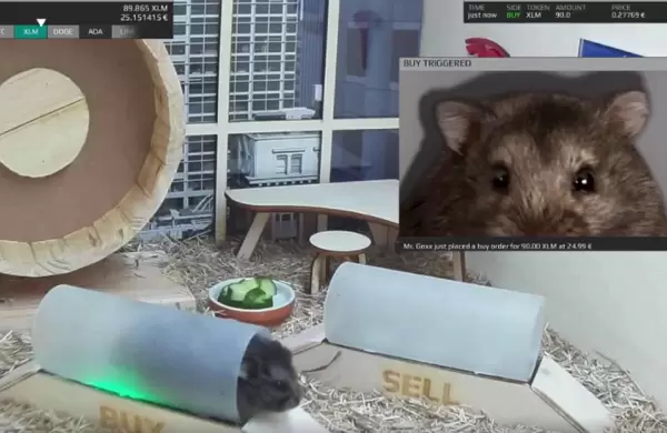 Un hámster está causando furor por sus inversiones récord en criptomonedas