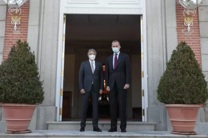 Guillermo Lasso se rene con Felipe VI