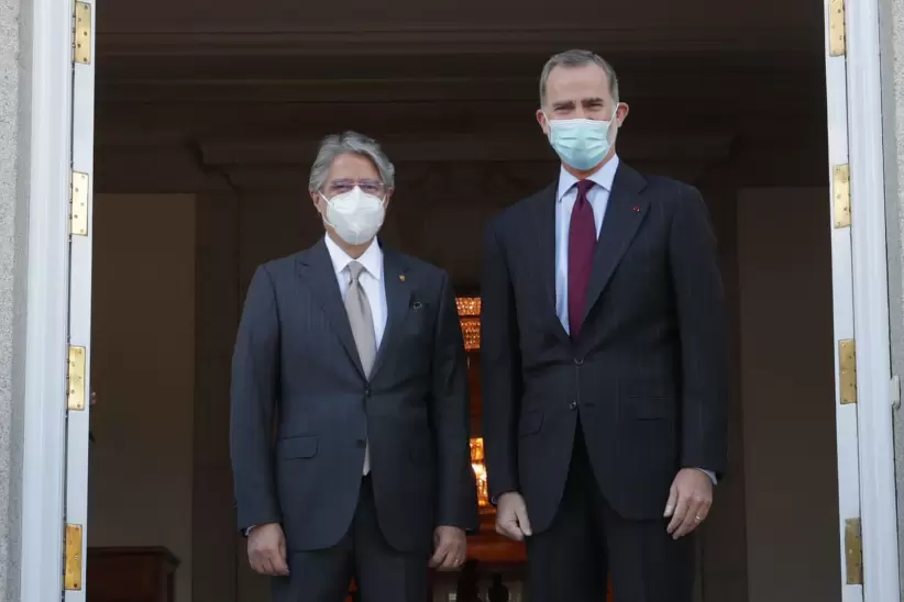 Guillermo Lasso se rene con Felipe VI
