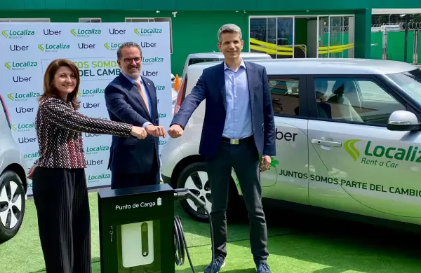 25 autos eléctricos de Localiza se utilizarán para Uber