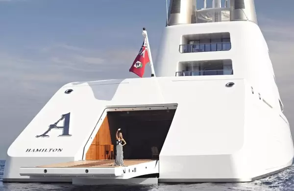 As es la nave del multimillonario ruso Andrey Melnichenko, el mega yate que incaut Italia