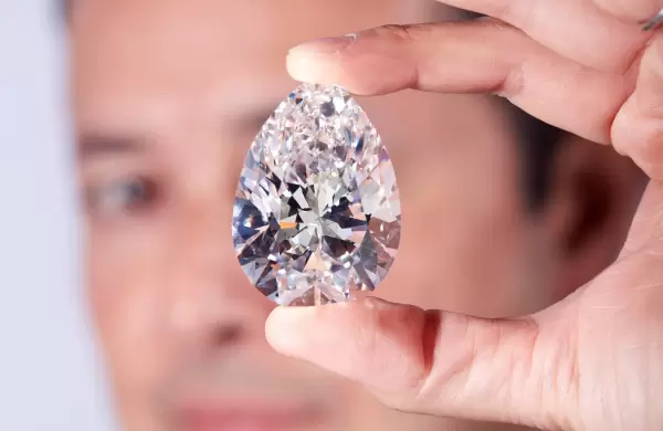Este diamante blanco de US$ 30 millones es el más grande que jamás haya aparecido en una subasta