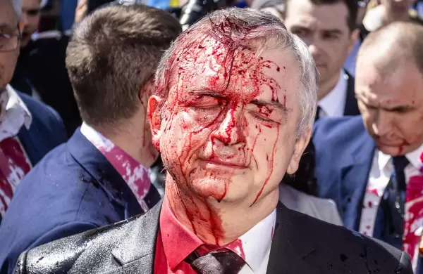 Videos: Así fue el "baño de sangre" que sufrió un funcionario ruso