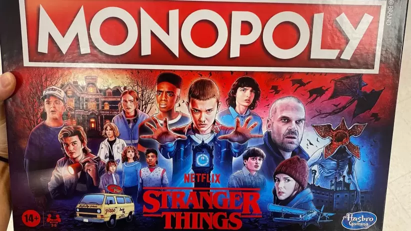 Así es la tapa del Monopoly que revela detalles de la próxima temporada de Stranger Things