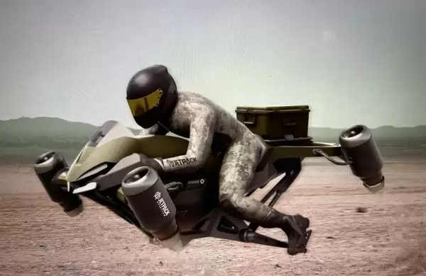 Así es la primera moto voladora del mundo que ya está en fase de pruebas