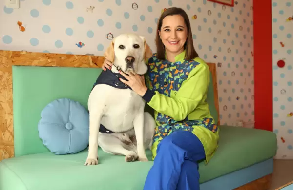 Aldo, el labrador que este rato es ms famoso que Johnny Depp