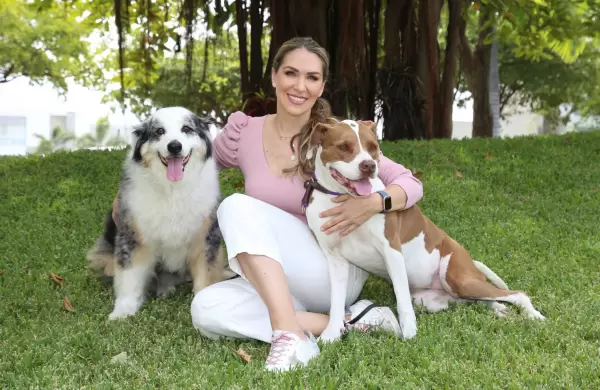 Dylan y Lacey, los hijos peludos de esta entrenadora canina