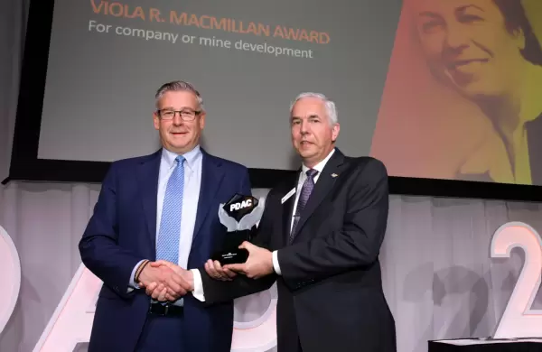 Lundin Gold recibe premio por el proyecto aurífero Fruta del Norte