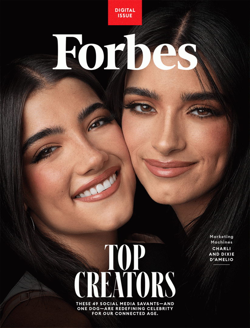 Las hermanas D'Amelio en Forbes