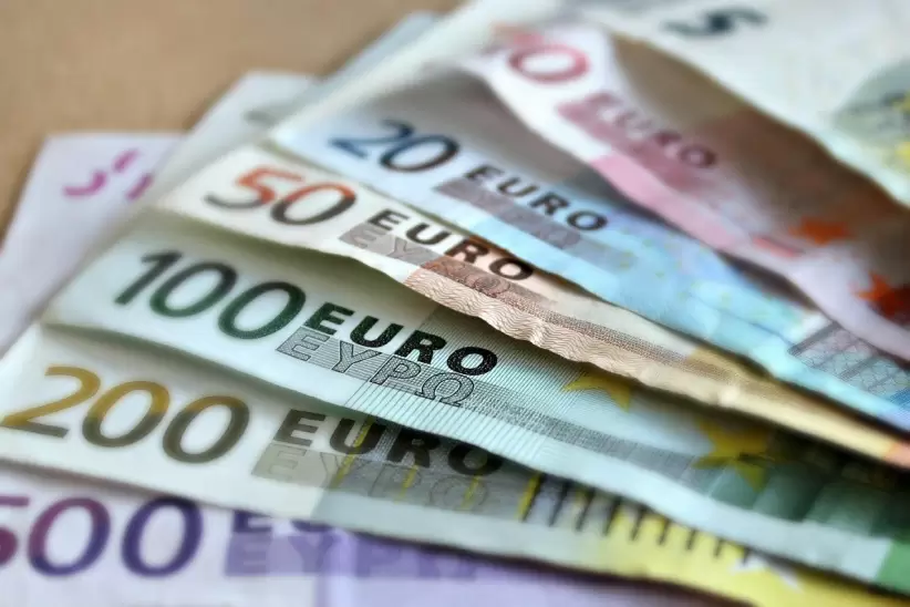 billetes de banco, euro, papel moneda