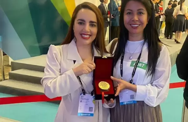 Dos ecuatorianas ganan oro en feria de innovación en Taiwán
