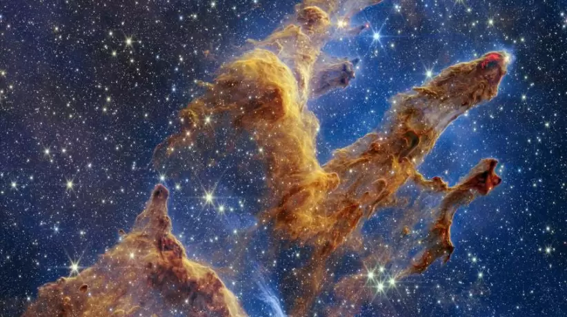 El Telescopio James Webb de la NASA captó los "Pilares de la Creación"