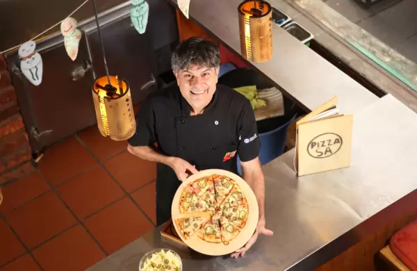 No quiso ser banquero y se puso a hacer pizza