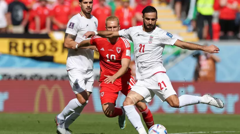 Irán le ganó a Gales 2 a 0 en Qatar 2022