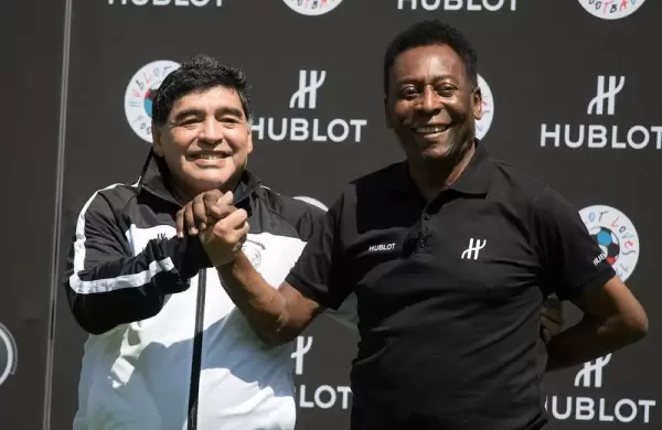La despedida de Pelé a Maradona: "Espero que podamos jugar juntos a la pelota en el cielo"