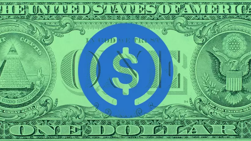 USDC es una stablecoin emitida por la empresa Circle cuyo valor está atado al dólar
