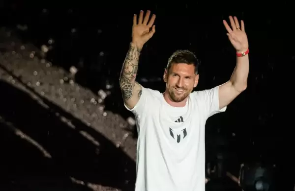 Video y fotos: as recibi Estados Unidos a Lionel Messi