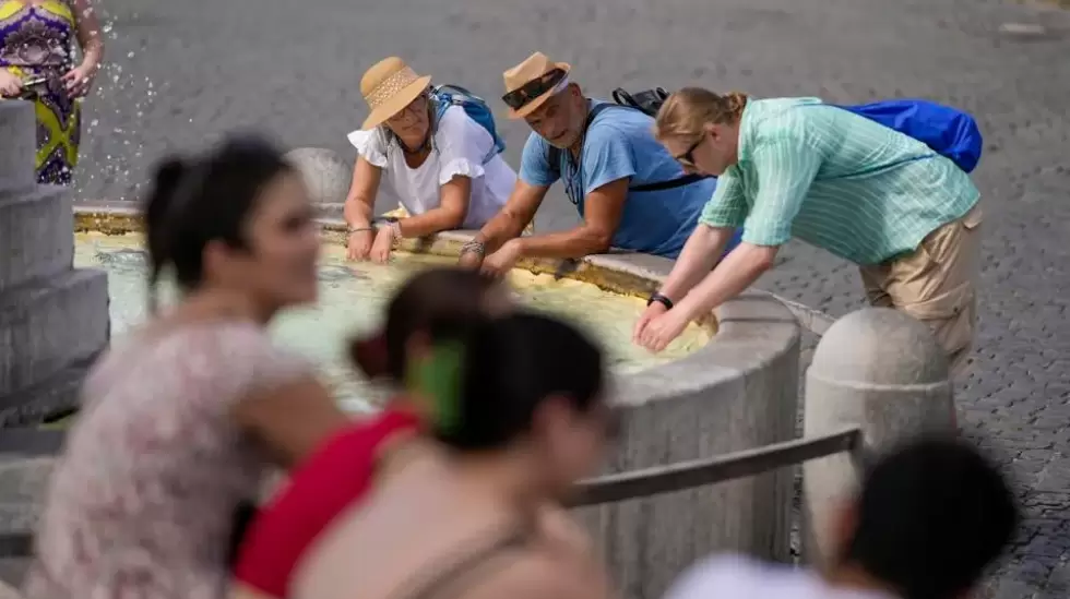 Ola de calor, temperaturas record