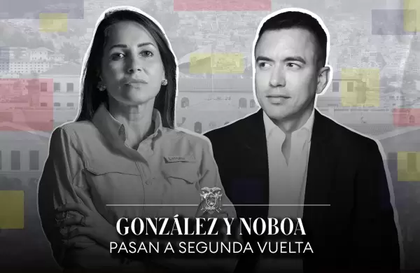 González y Noboa pasan a segunda vuelta