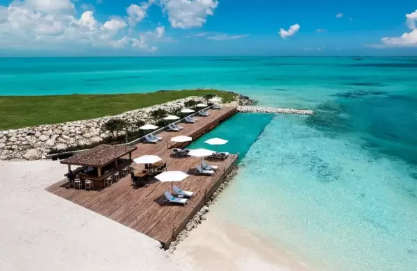 Una hermosa "pileta oceánica" acaba de abrir en el Caribe