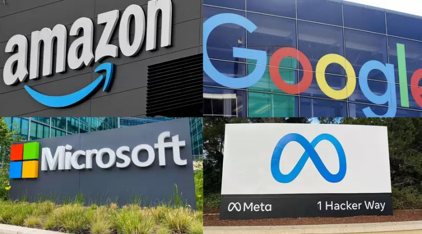 Amazon, Google, Microsoft, Meta
