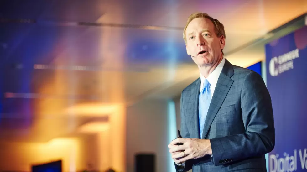 El Vicepresidente y Presidente de Microsoft, Brad Smith