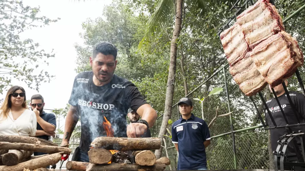 Juan Diego Andrade taller de degustacin El Asador Guayaquil - Ecuador