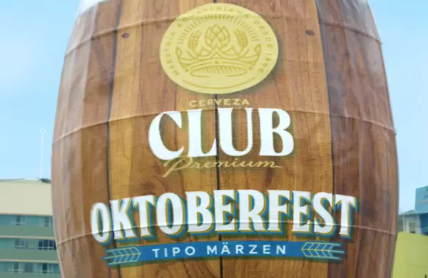 Club Premium transforma un edificio en barril cervecero con el uso de tecnología CGI