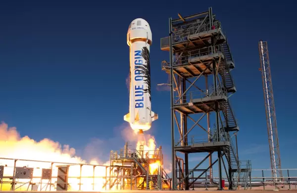 Se lanzó con éxito el cohete turístico no tripulado de Blue Origin: los detalles