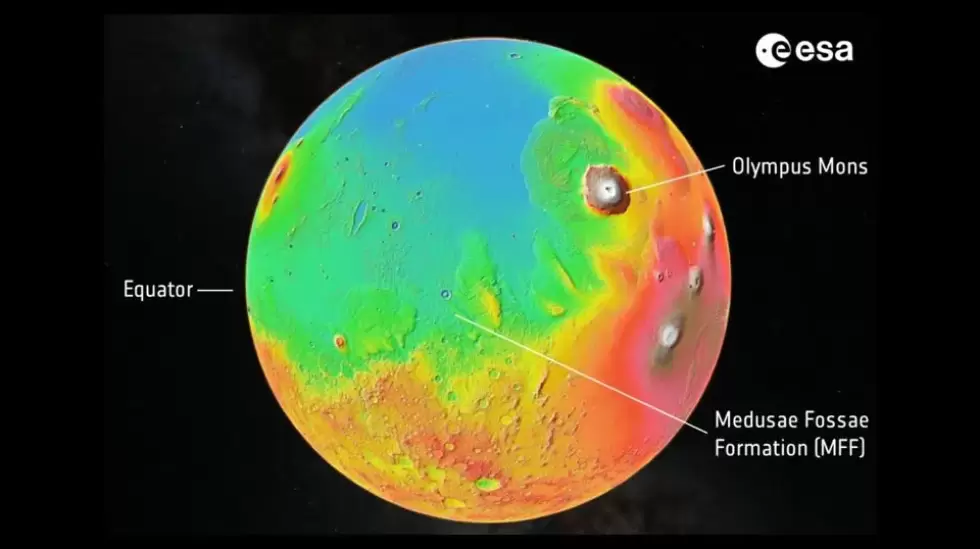 Marte, planeta rojo