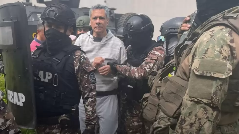 Jorge Glas detenido