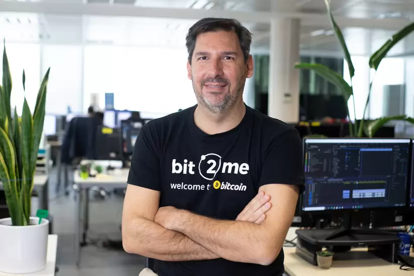 El argentino Pablo Casadio es CFO de Bit2Me