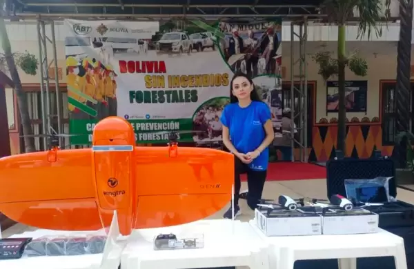 Conocé a las mujeres que utilizan drones para ayudar a prevenir incendios forestales en Bolivia