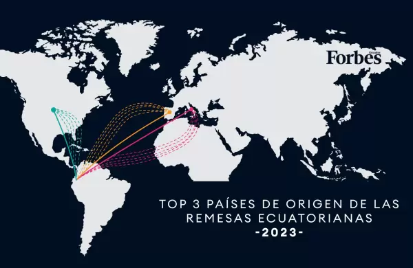 Los tres pases de donde llegan ms remesas a Ecuador