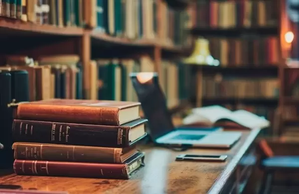 En los libros siempre en los libros