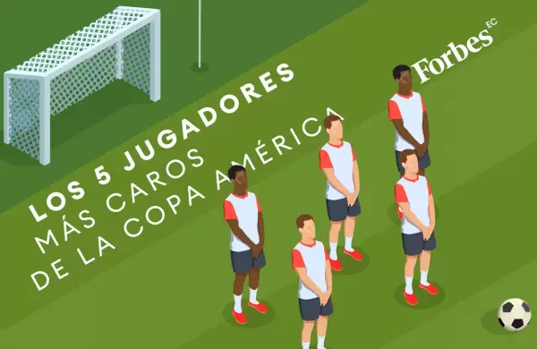 Los 5 jugadores más caros de la Copa América