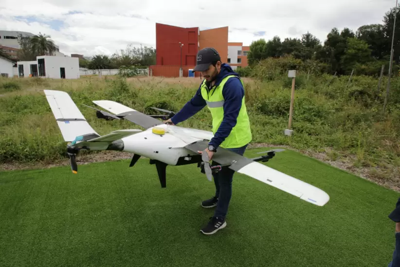Aerialoop transporte de bienes por dron Quito - Ecuador
