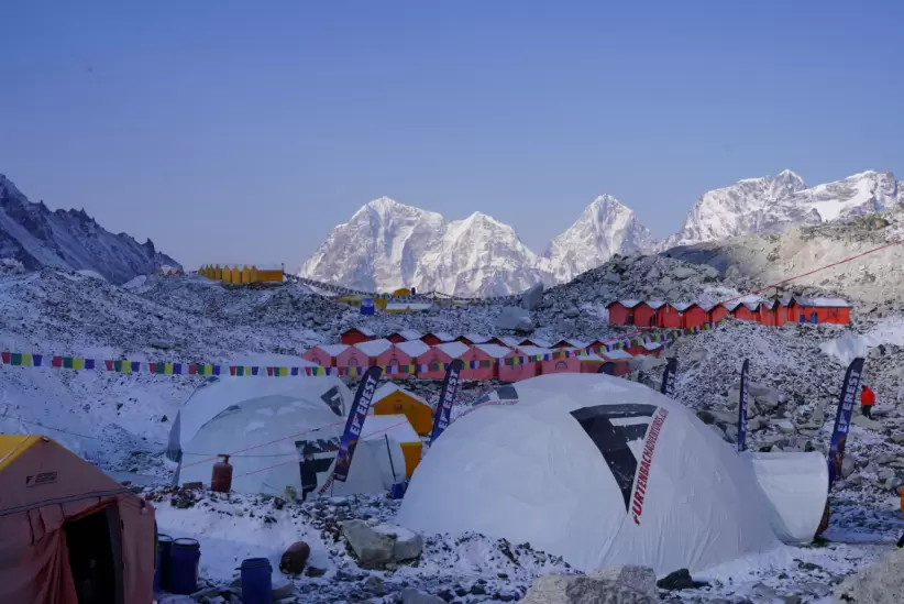 Campo base del Everest.