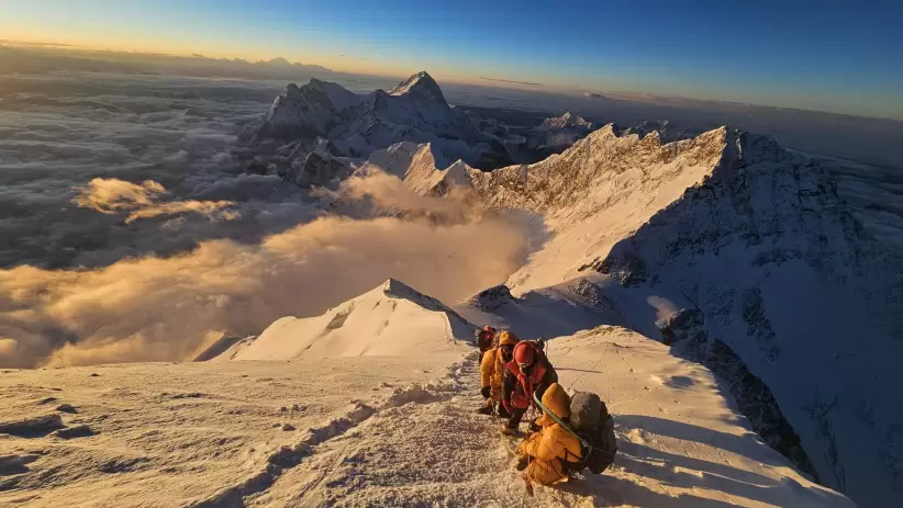 Ascenso al Everest. Fotografa de Pal Guerra.