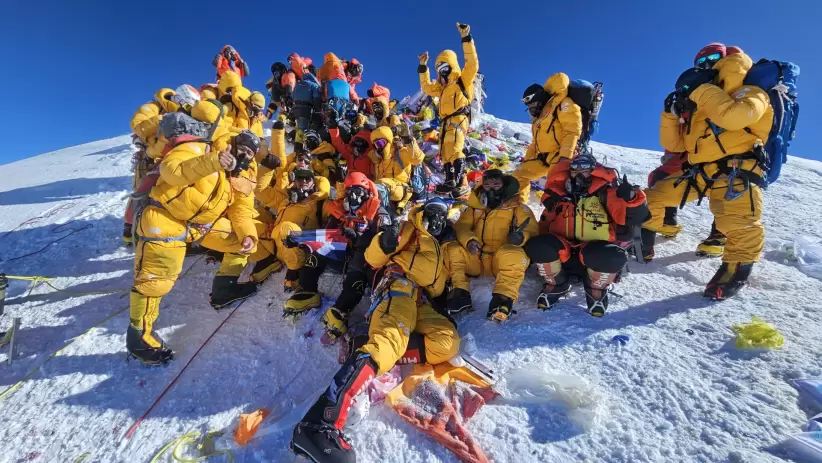 Cumbre del Everest. Fotografa Pal Guerra.