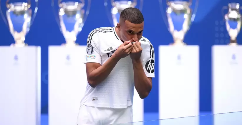 Presentacin de Kylian Mbapp en el Real Madrid