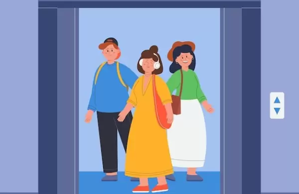 Instrucciones para subirse a un ascensor