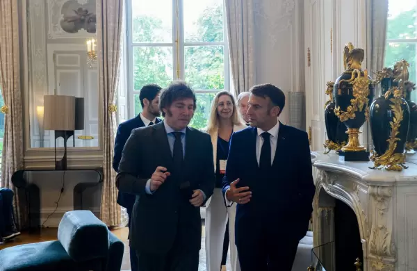 Cómo fue la reunión de Milei con Macron y el grupo de empresarios franceses