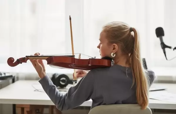 La niña del violín