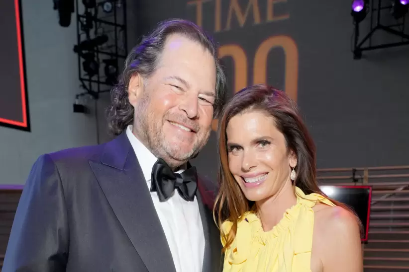 Marc y Lynne Benioff